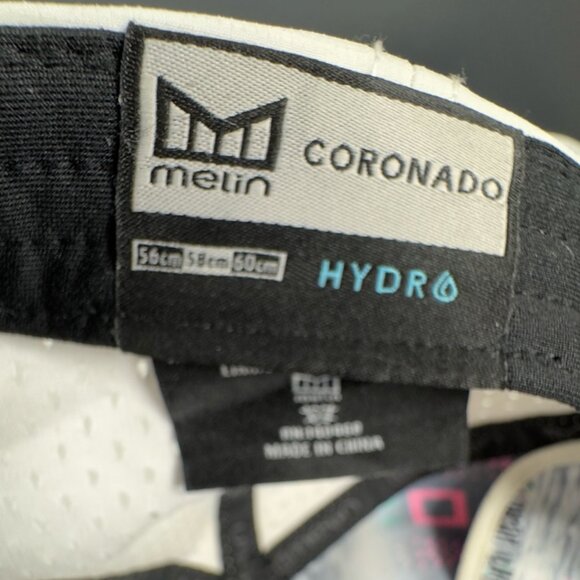 Melin Coronado Hydro Hat – White / Gray (58cm Snapback) - Picture 8 of 9